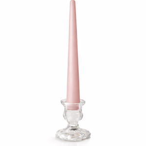 10" Blush Taper Candles