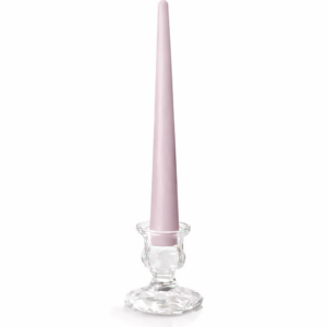 10" Hint of Mauve Taper Candles