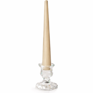 10" Antique Beige Taper Candle