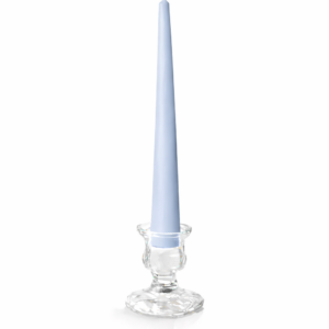 10" Celestine Blue Taper Candle