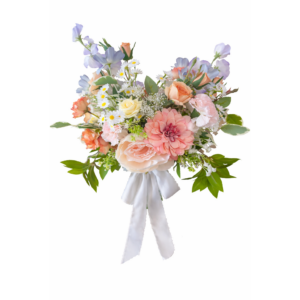 multicolour bridal bouquet silk floral