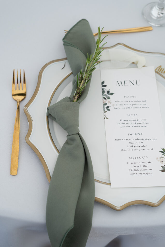 Elevate Your Tablescape with Napkin Rentals in the Ottawa Valley