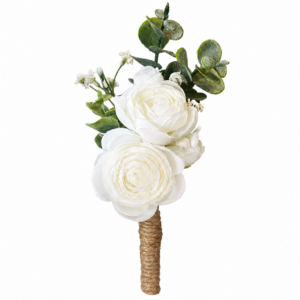 Veronica Silk Floral Boutonniere