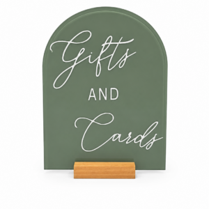 Eucalyptus Gift Table Sign